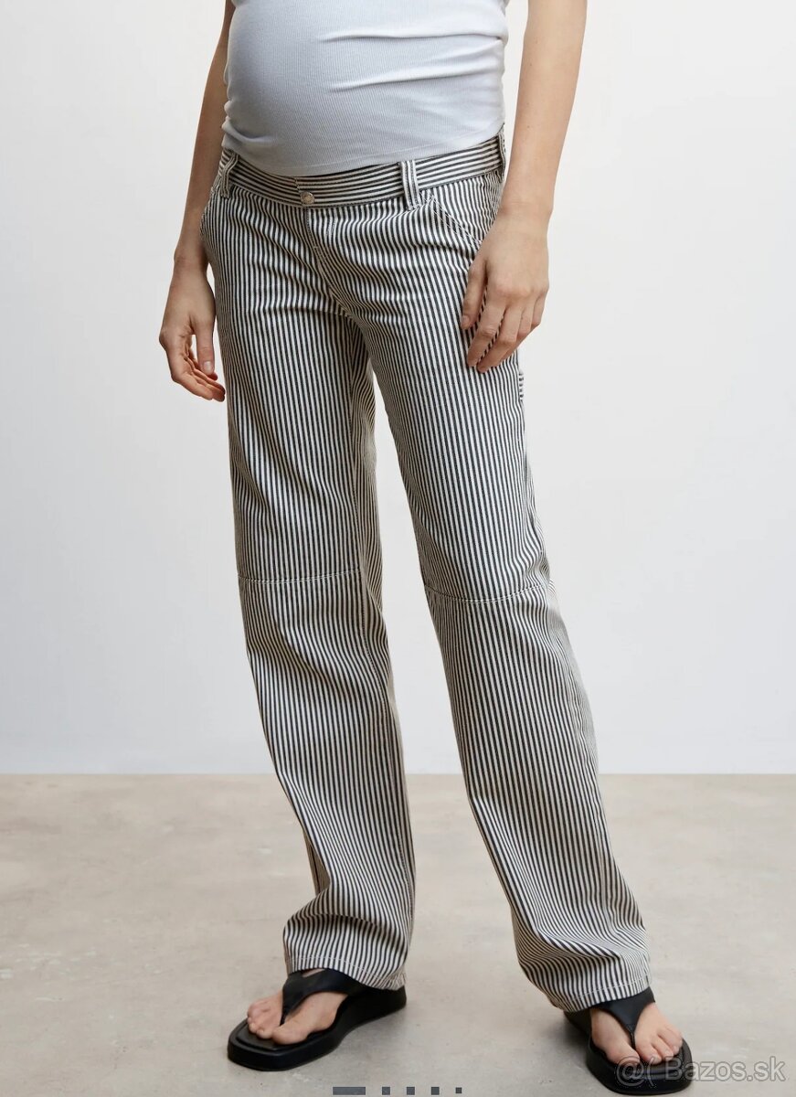 Tehotenské nohavice Mango - 5