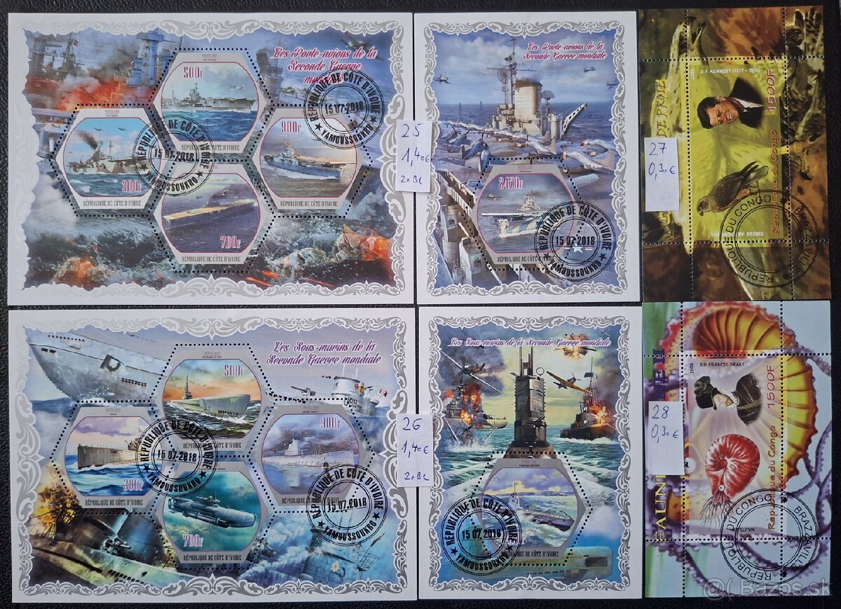 Postove znamky Mix 19 (102poloziek) - 5