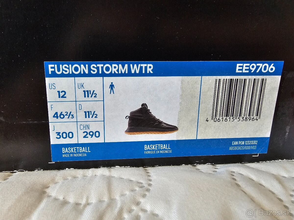 Pánske zimné topánky Adidas Fusion Storm WTR v skvelom stave - 5