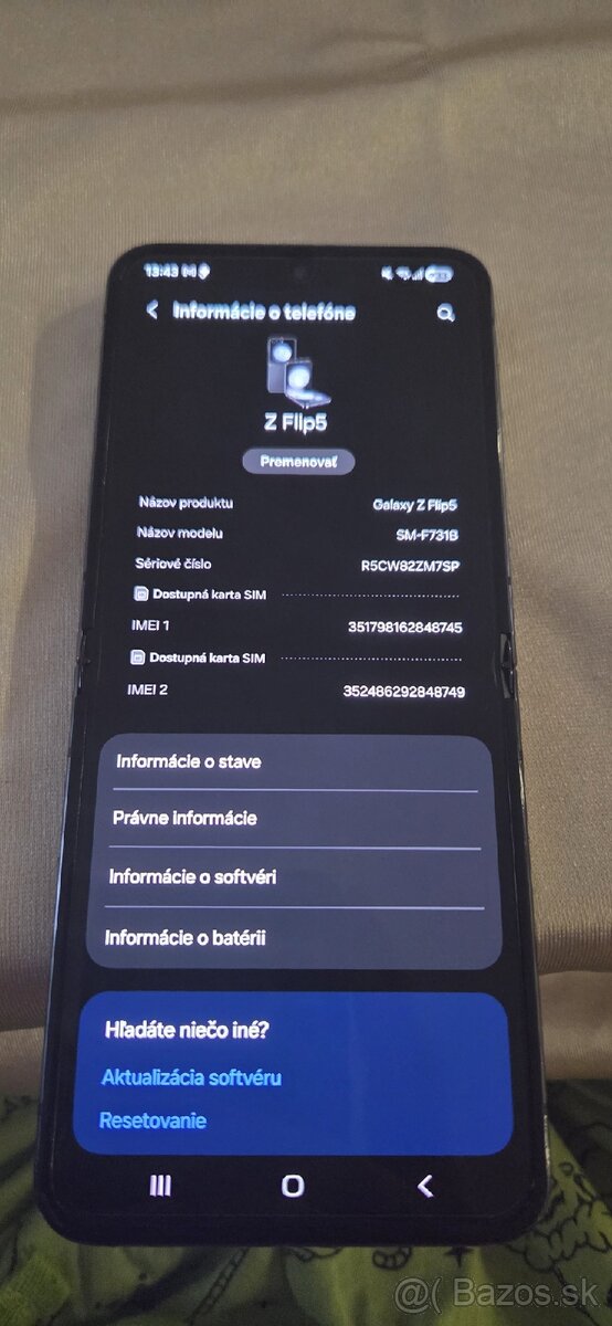 Samsung Z flip 5. 512GB, 8GB ram - 5