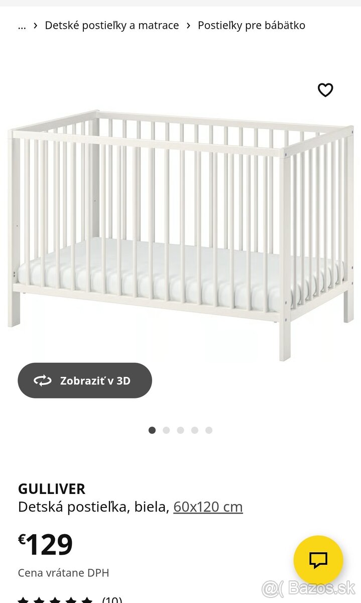 Detská postielka IKEA Gulliver - 5
