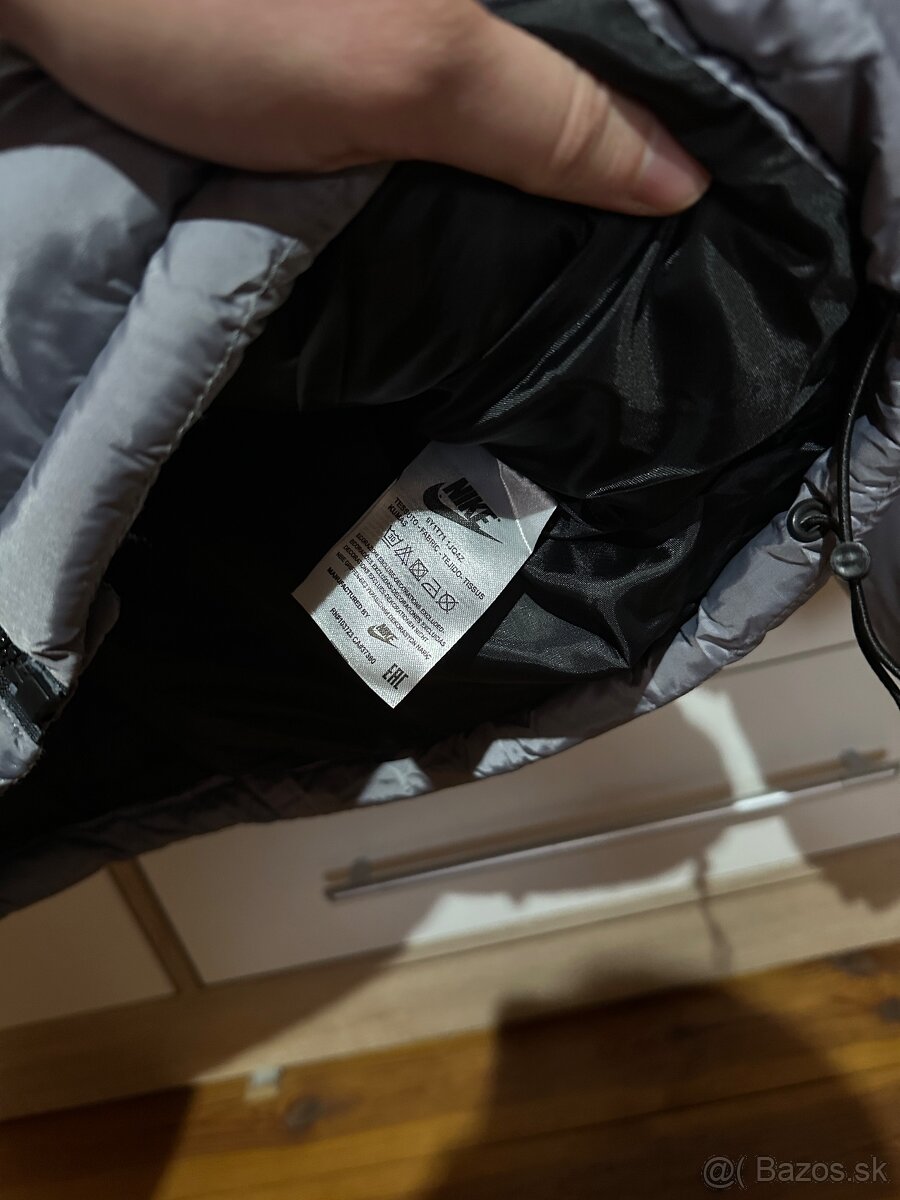 Zimná bunda Nike - sivá L/XL - 5