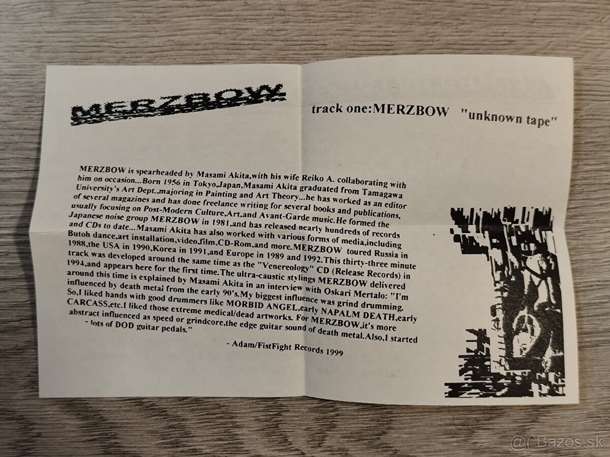 MERZBOW/A.T.M. - 1999 split CD -FIRST PRESS- - 5