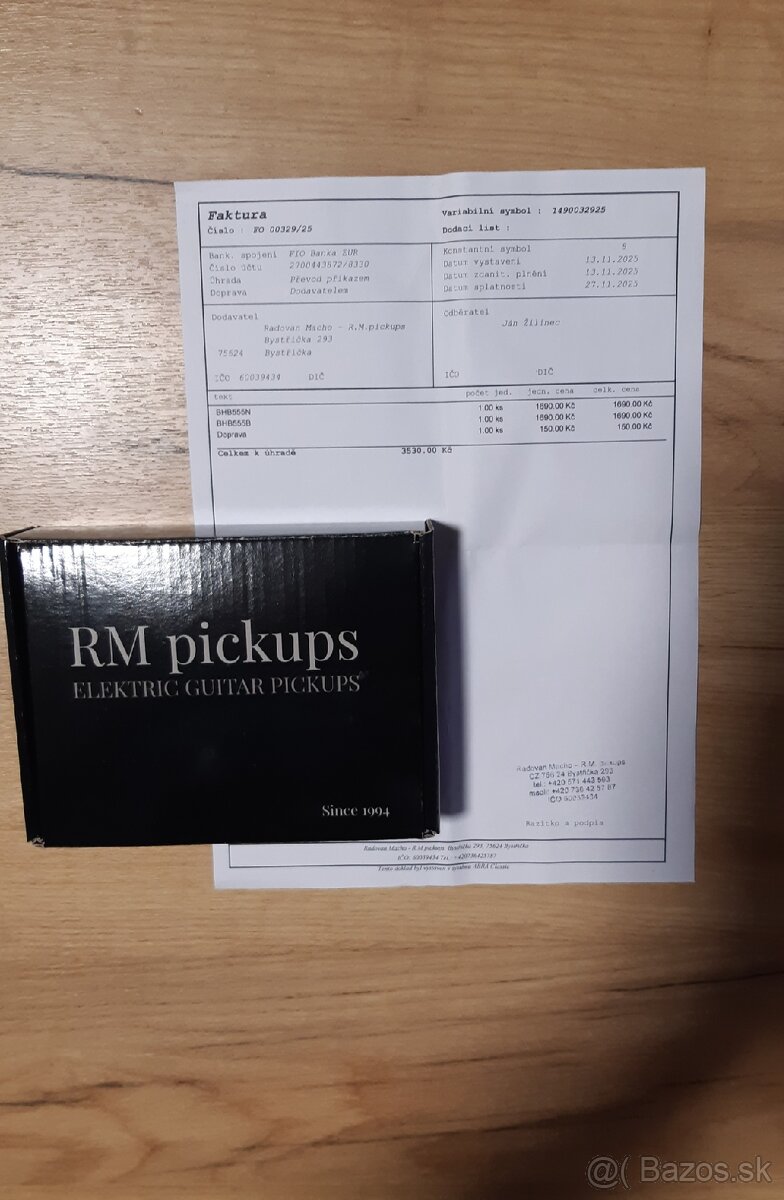 Pasívne snímače RM Pickups - 5