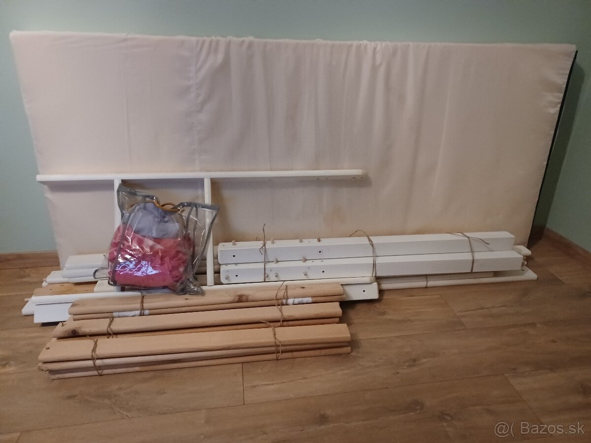 Detská vyvýšená posteľ s matracom - 5