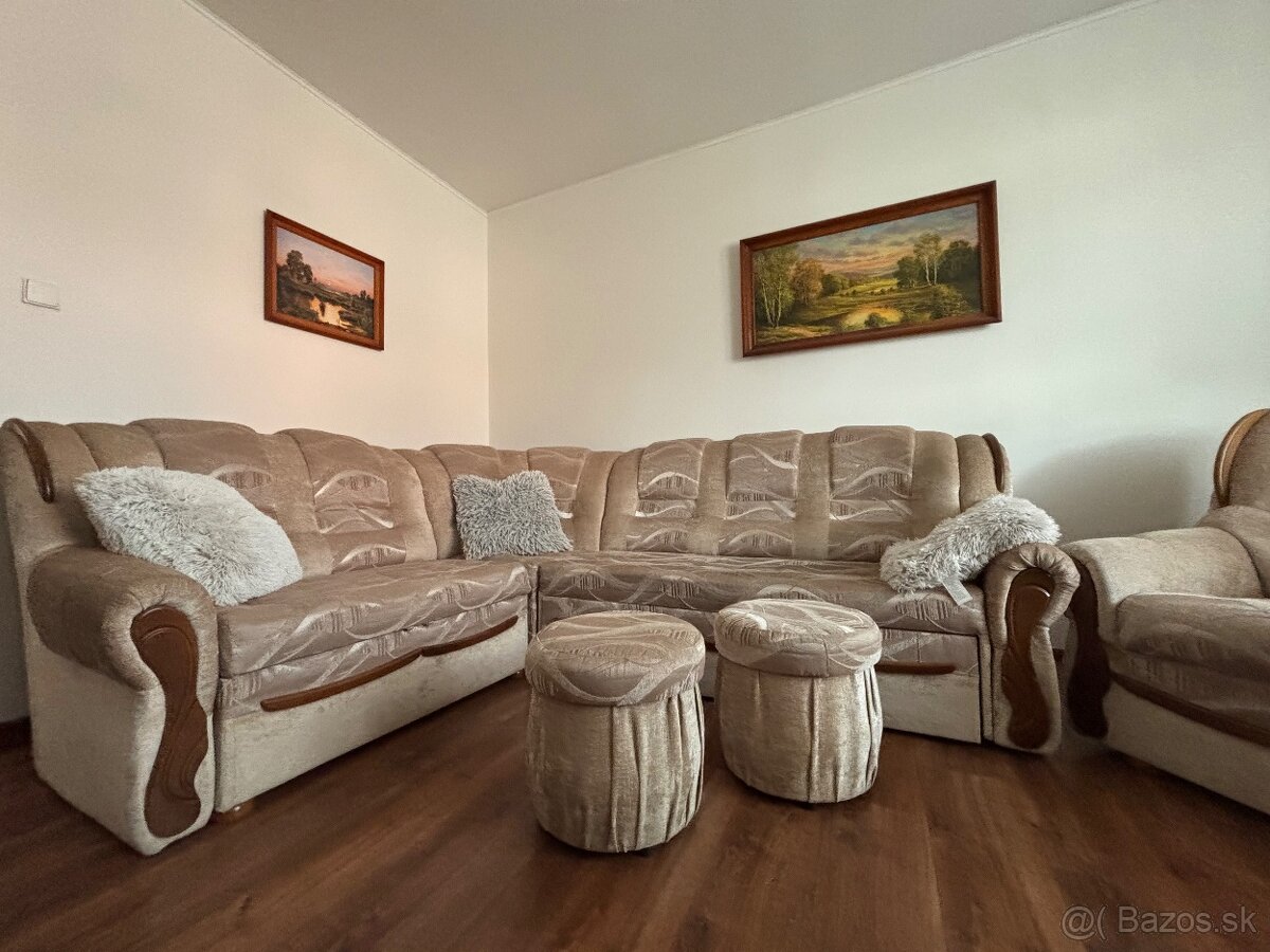 Rohová sedacia súprava - 5