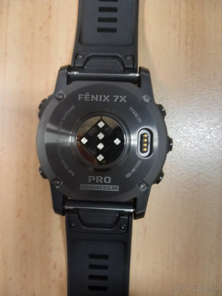 Hodinky Garmin Fenix 7X Pro Sapphire Solar Gray DLC Tit - 5