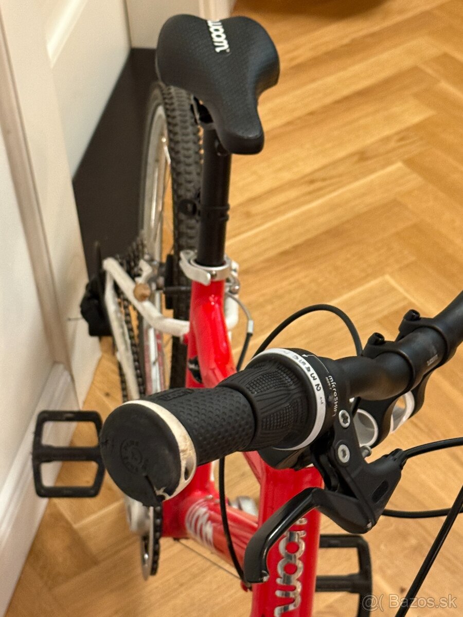Detský bicykel woom 4, 20", červeno-biely - 5