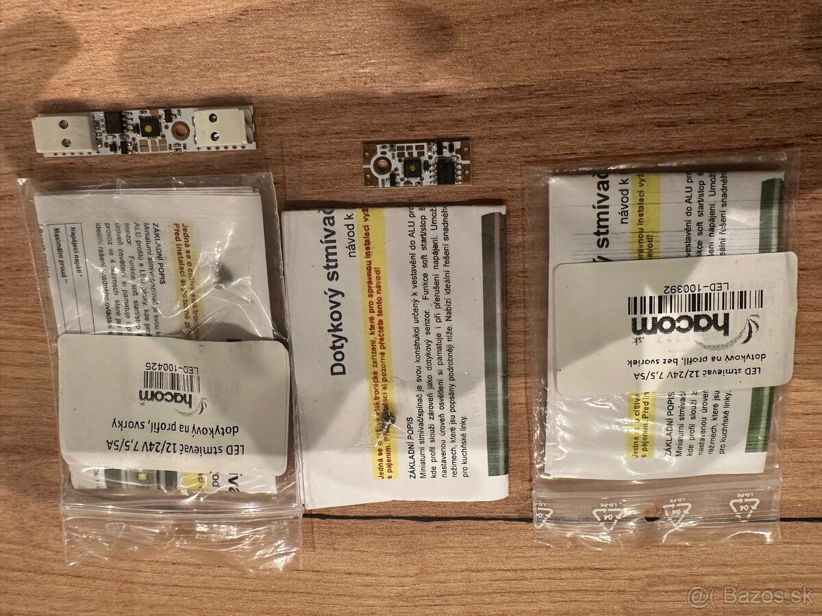 Dotykový LED Dimmer 12/24V DC 8/5A - 3 ks - 5