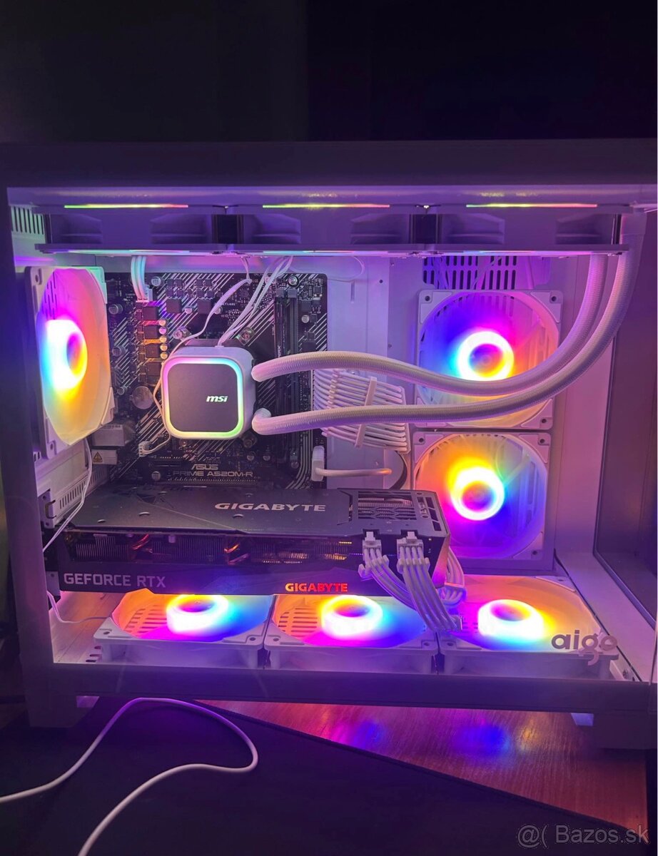 🤍 Herný biely PC 🎮 RTX 3070 💥 Ryzen 5 🚀 ZÁRUKA - 5