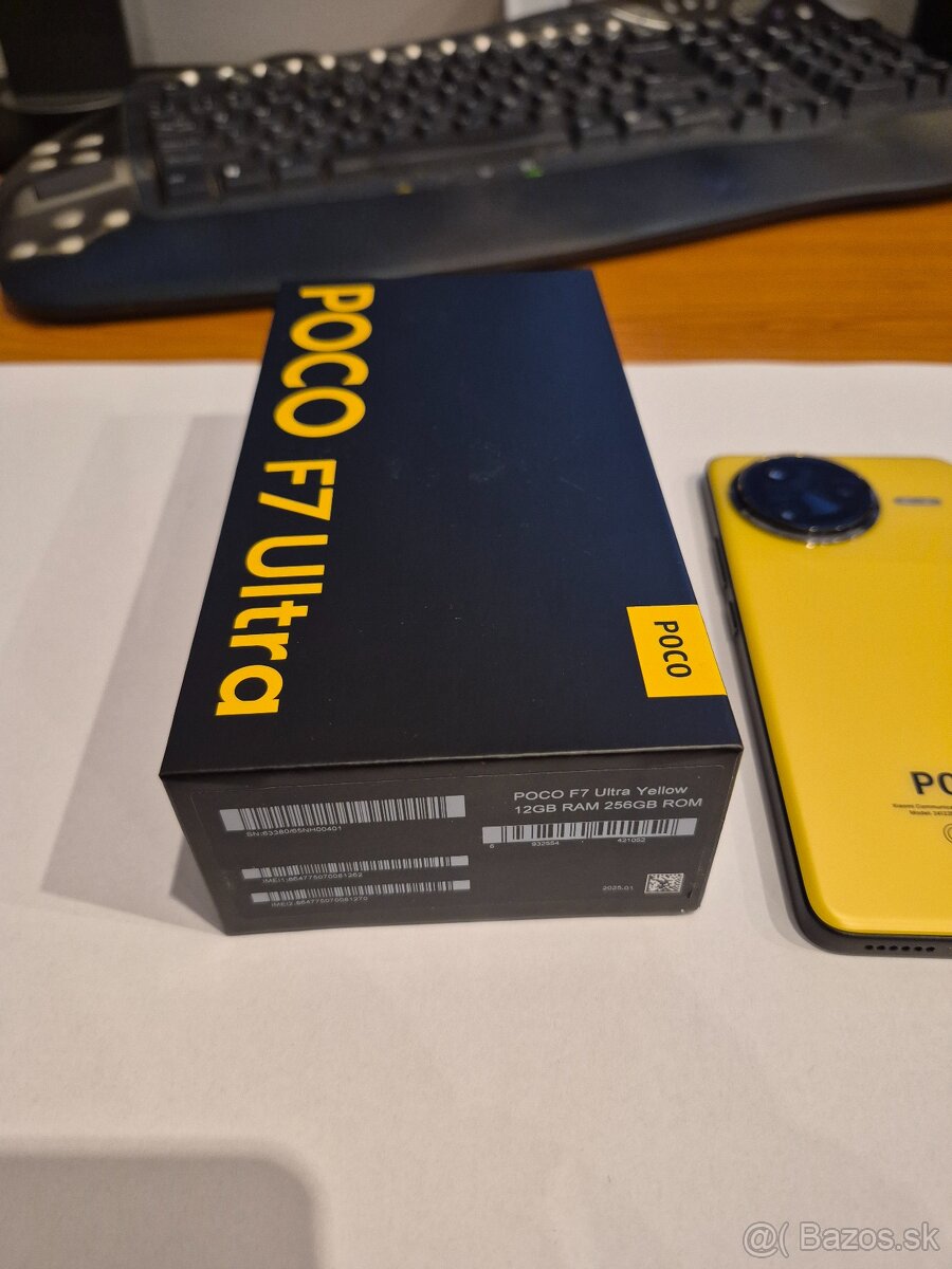Poco F7 ultra 12GB/256GB 5G yellow - 5