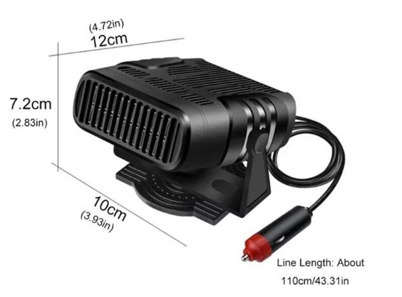 Nový multifunkčný ohrievač, fukár a klíma do auta - 5