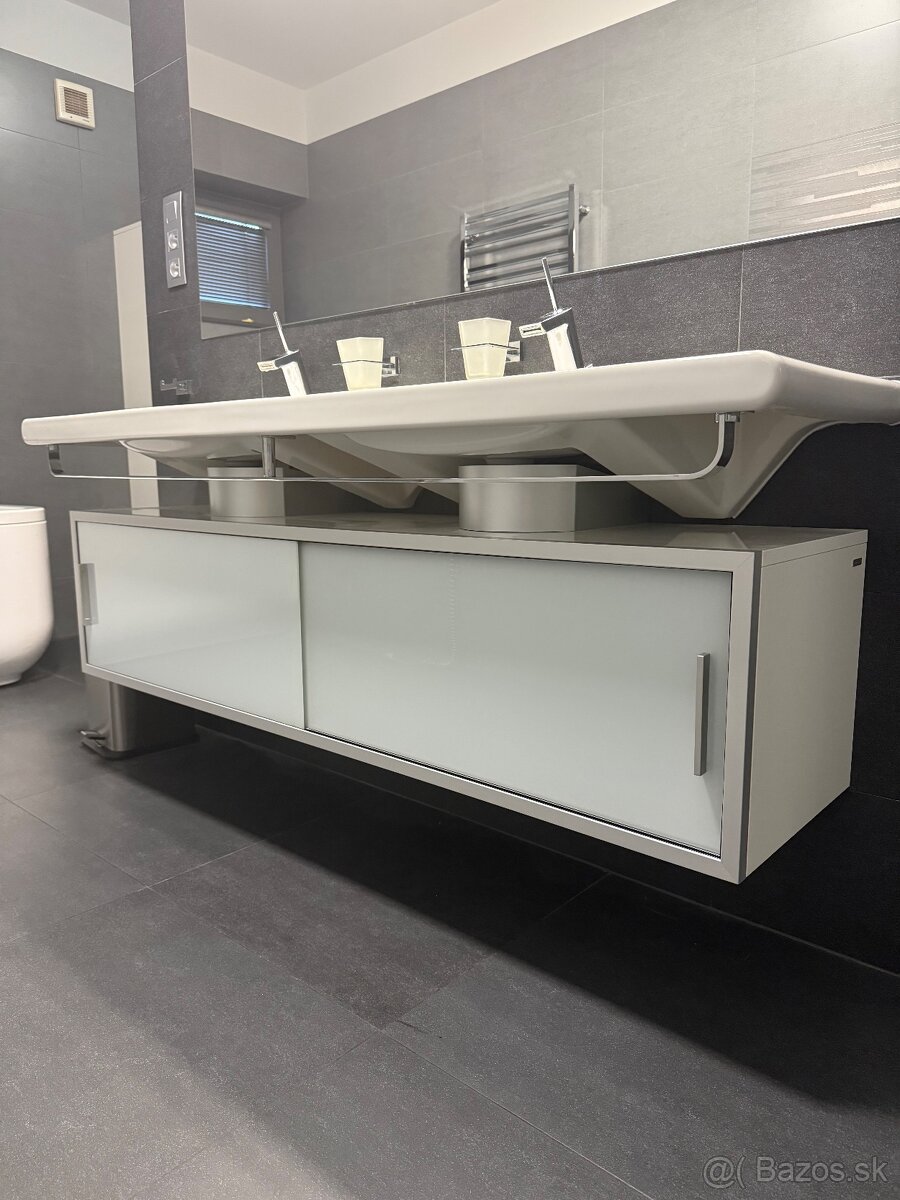 Dizajnové dvojumyvadlo so skrinkou (2ks) - 5