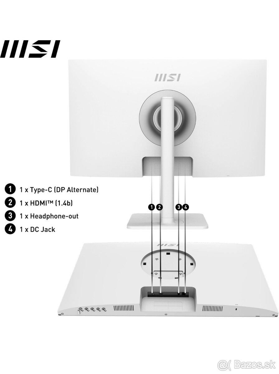 Monitor - 27" MSI Modern MD2712PW - 5