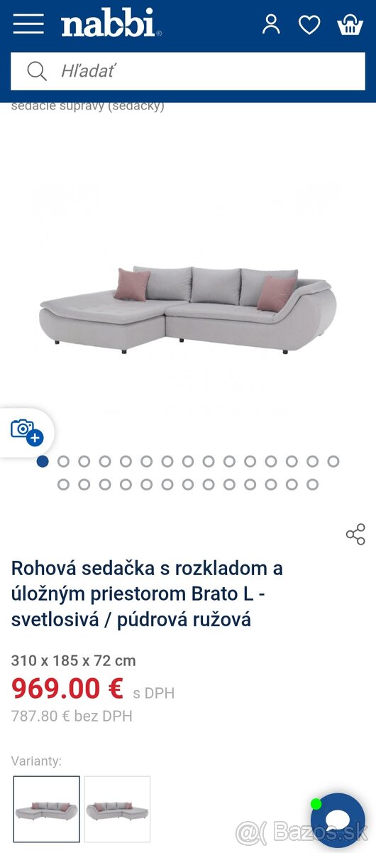 Rohová sedacia súprava - 5