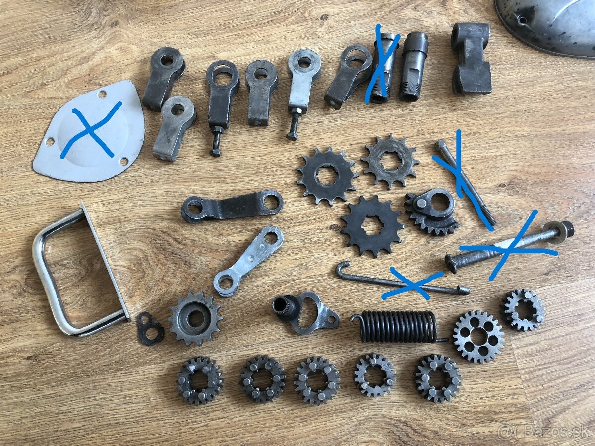 Predám náhradné diely na jawa 50 typ 20 21 a 23 - 5