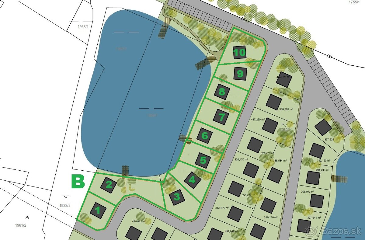 JEDINEČNÁ PONUKA Rekreačné pozemky Šaštín-Stráže, jazero GA - 5