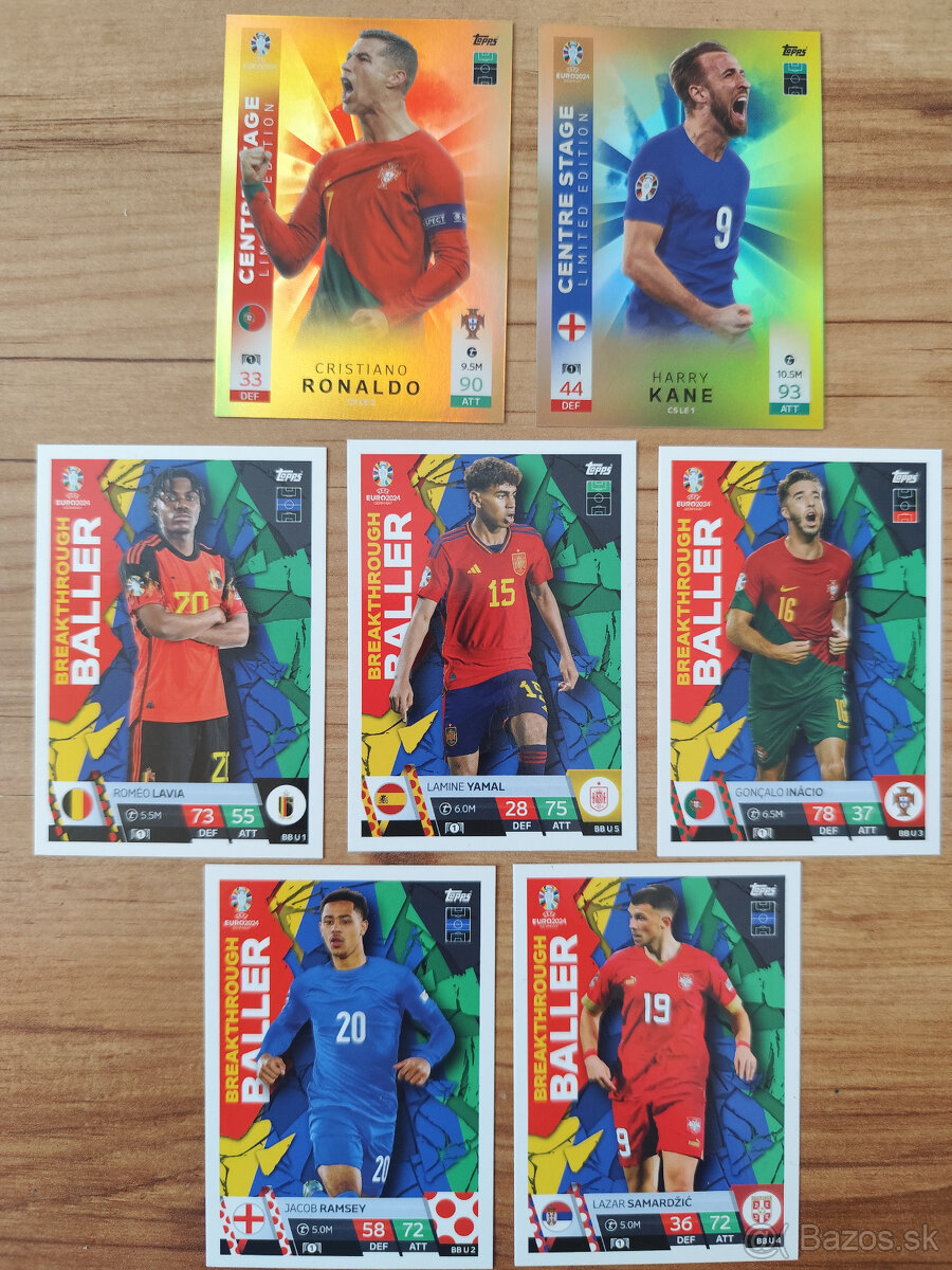 Futbalové kartičky Euro 2024 Match Attax - 5