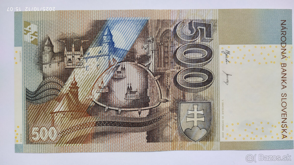 Bankovky 1000 SK a 500 Sk - 5