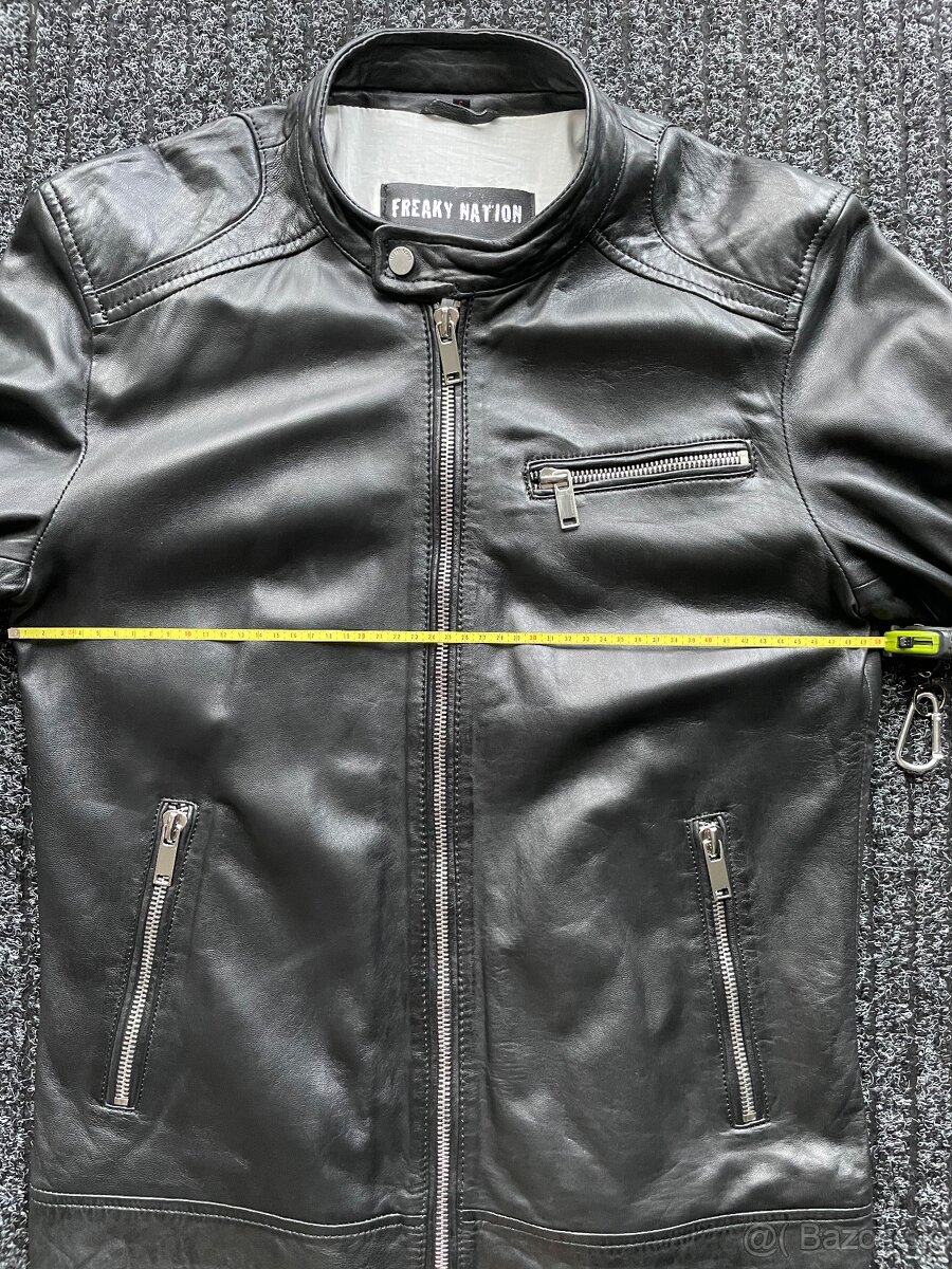 Kožená bunda Freaky Nation - 5