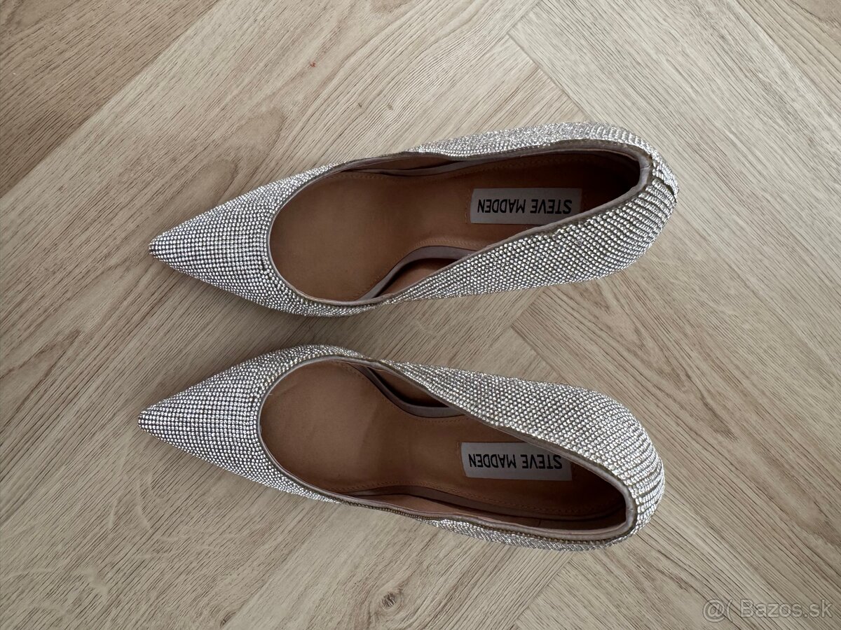 STEVE MADDEN strieborné lodičky - 5