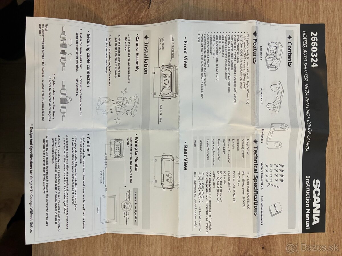 Cúvacia kamera Scania - 5