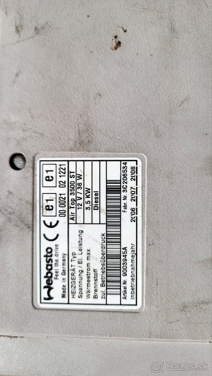 2x webasto AT3500 - 5