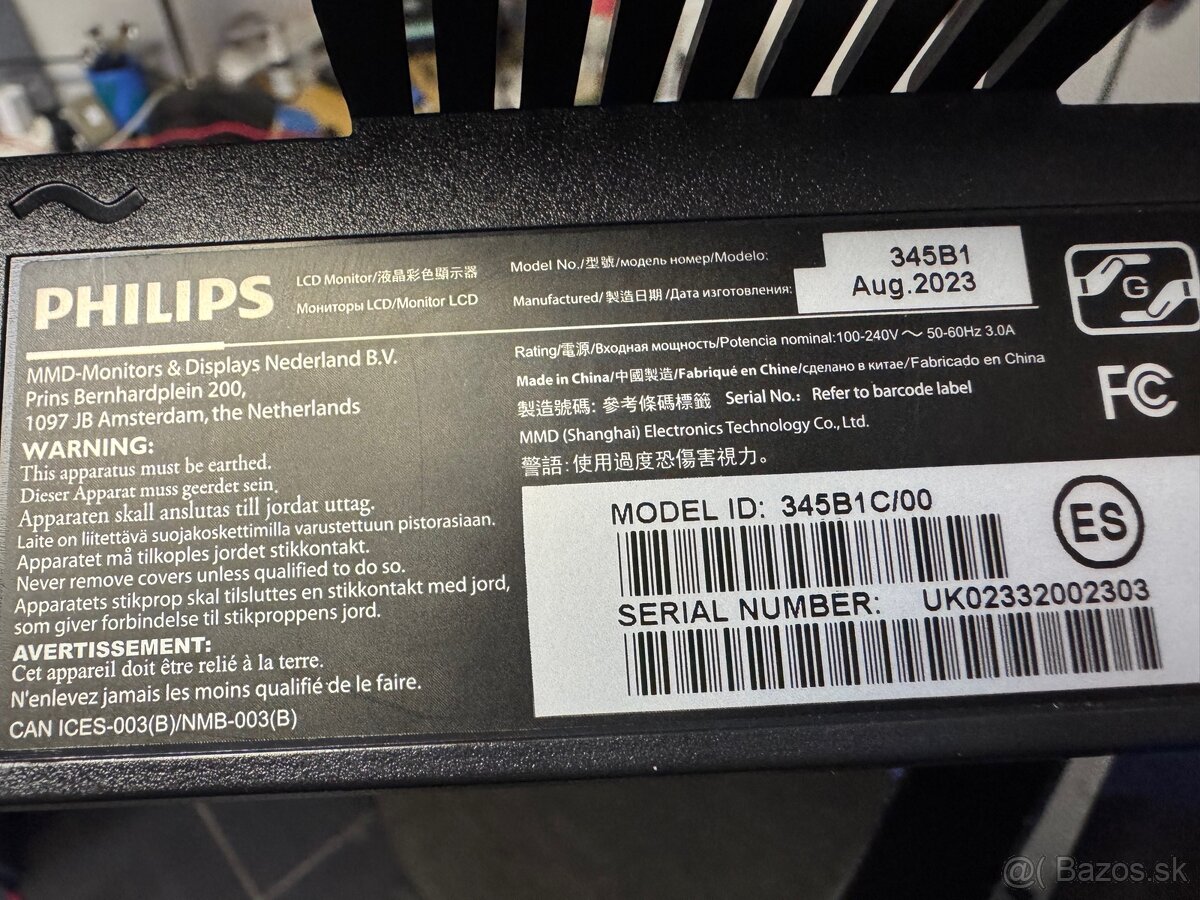 LCD monitor Philips B34B1 diely - 5