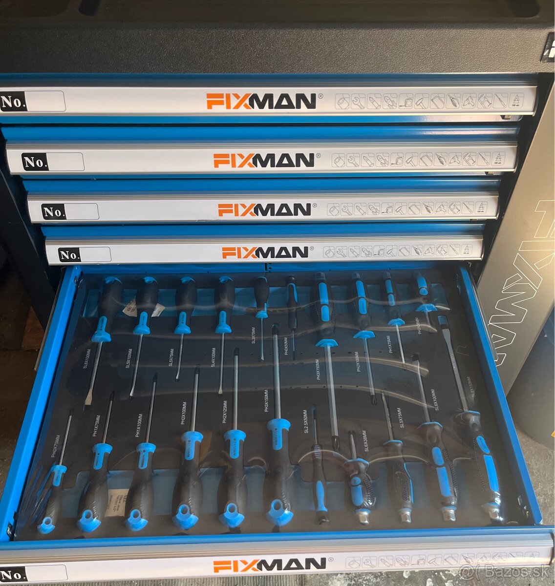 Montážny vozík Fixman F7 so 7 zásuvkami - 5