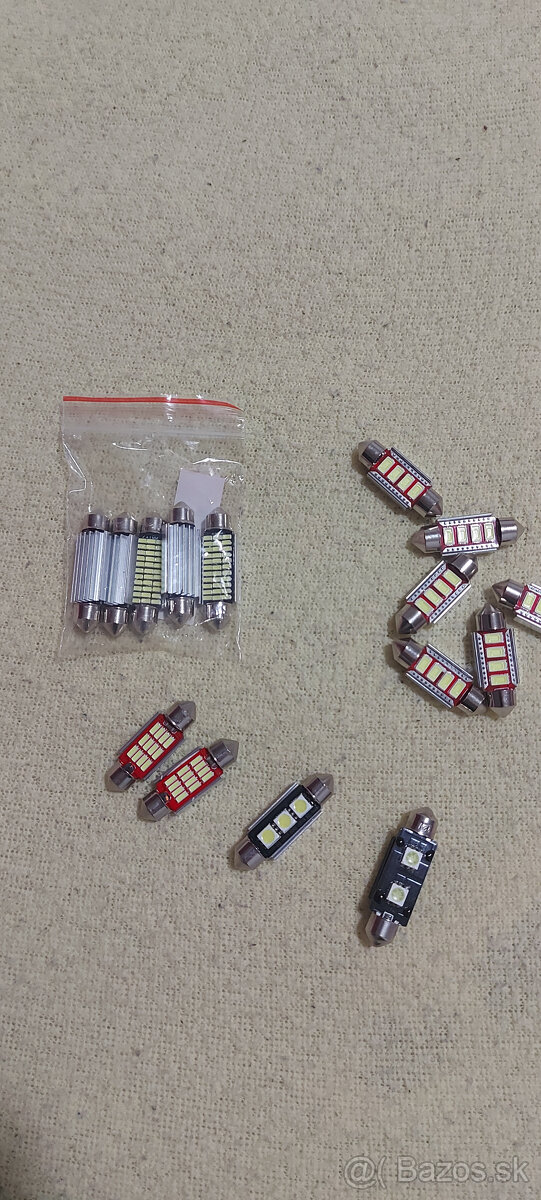 LED Ziarovky H1, H7, C5W, W5W, P21W - 5