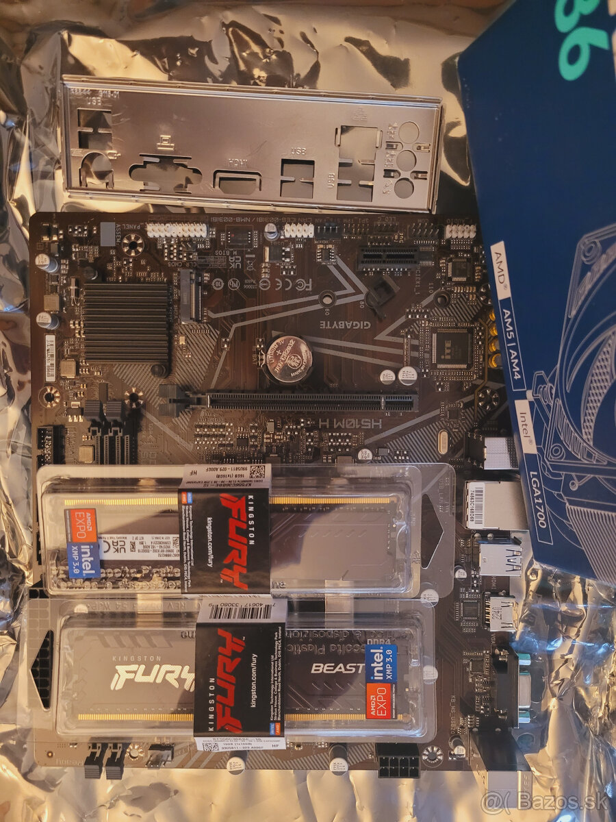 Kingston FURY Beast KF436C18BBK2/32, DDR4 + MB + CPU - 5