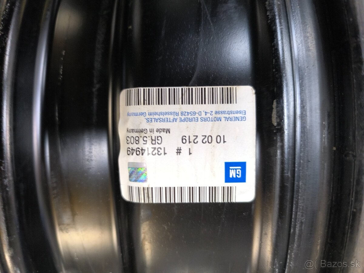 Plechové disky 5x110 r16 opel - 5