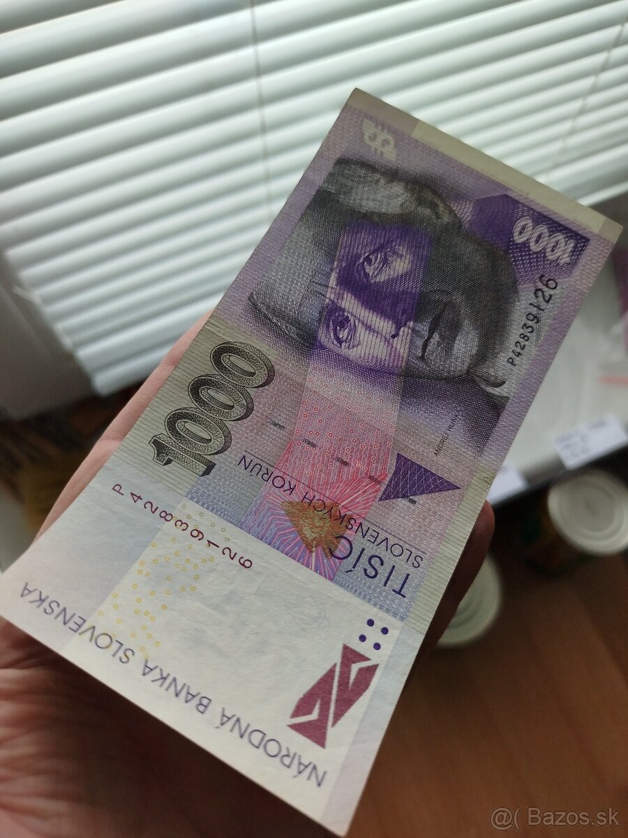 bankovka 1000 ks - 5