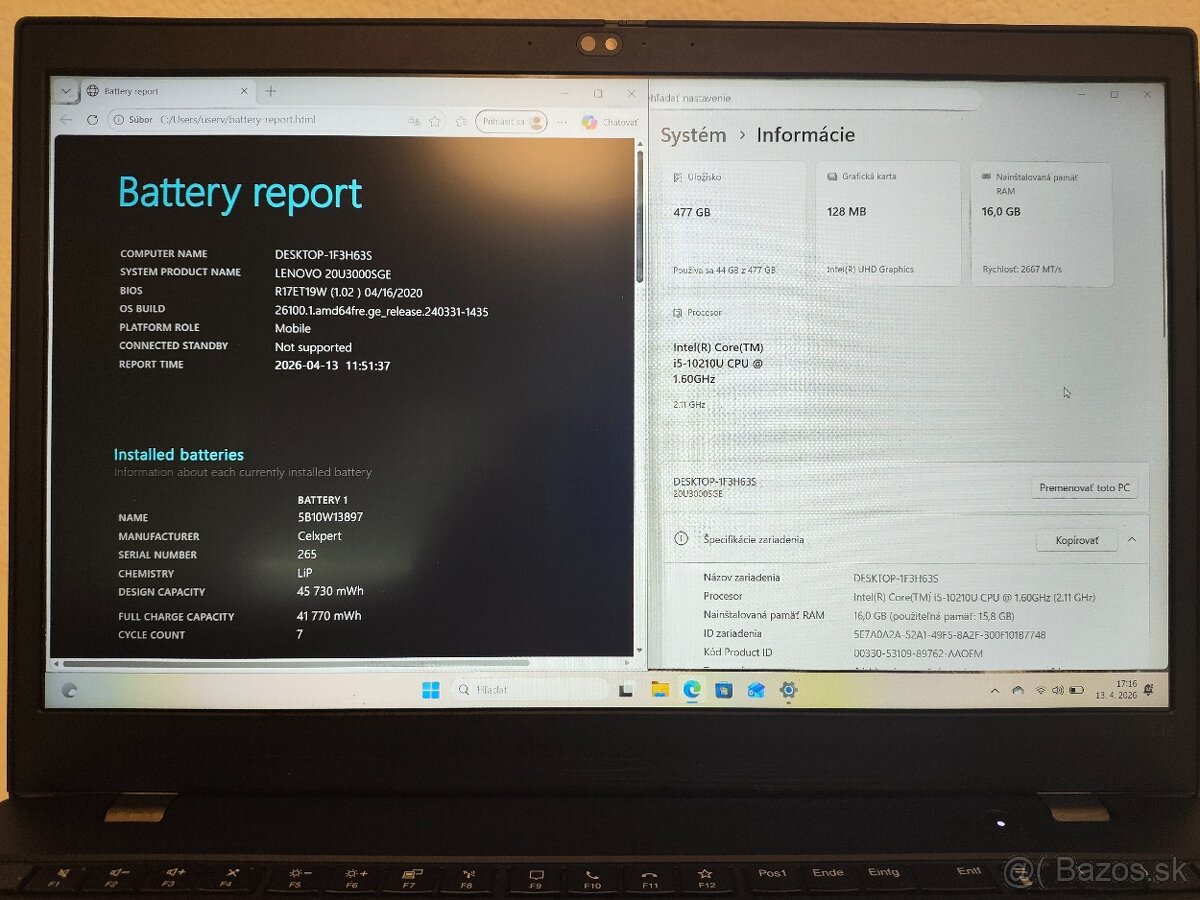 ThinkPad L15 Gen 2 | i5 • 16GB • 512GB SSD - 5