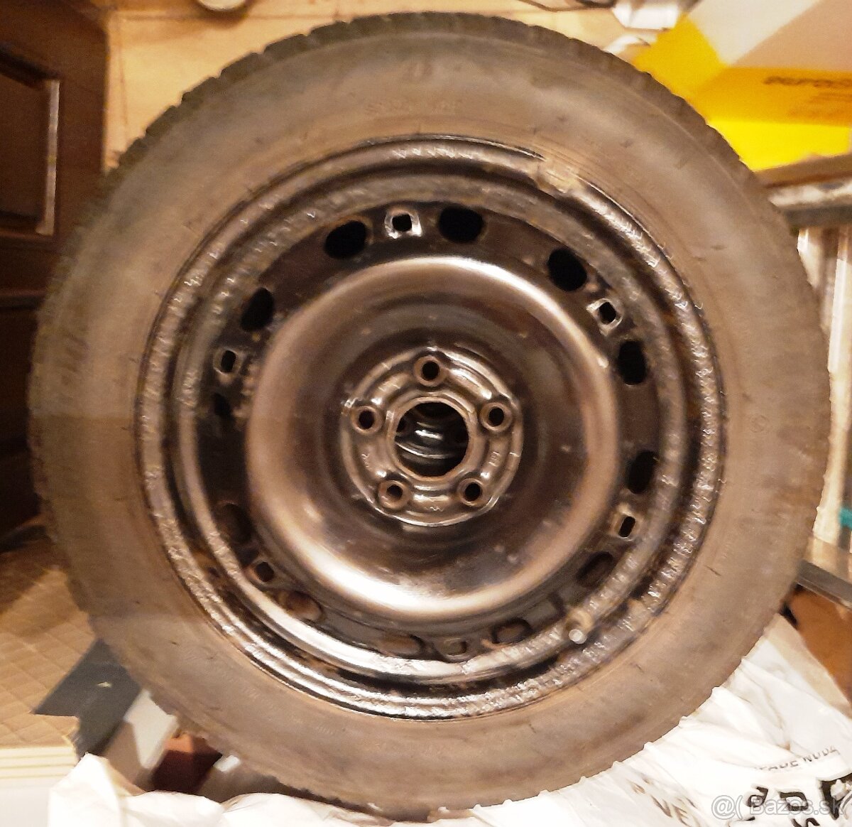 Predám sadu kolies z Rapida: zimné pneu Bridgestone Blizzak - 5