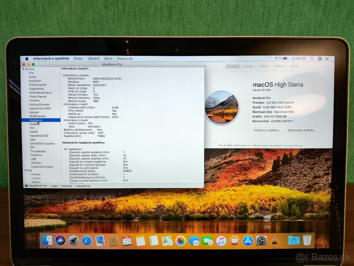 MacBook Pro 13 2014 i5 • 4GB • 128GB - 5