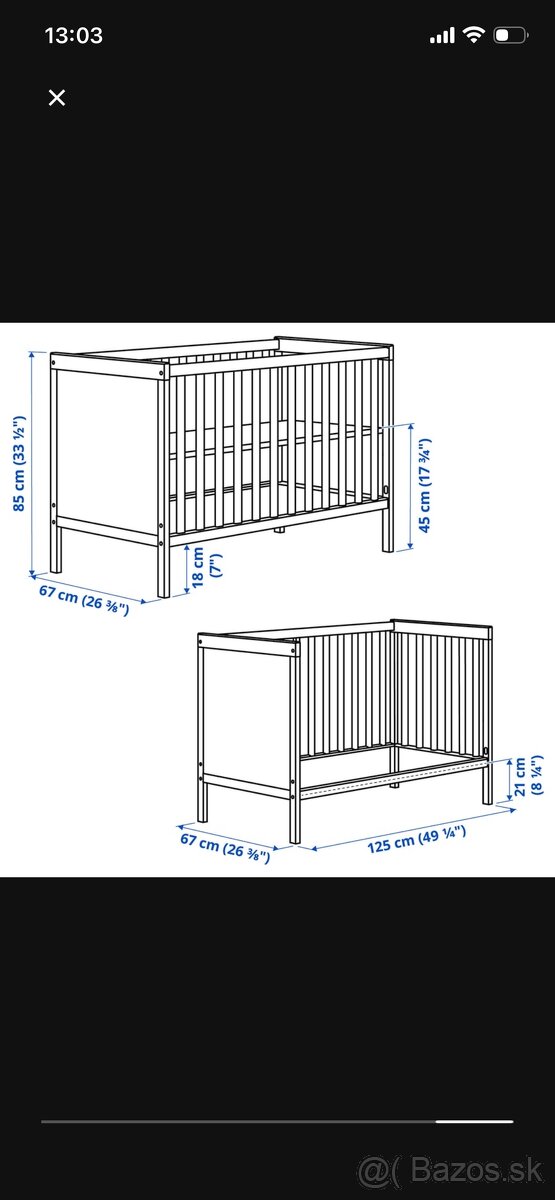Postielka SUNDVIK IKEA - 5