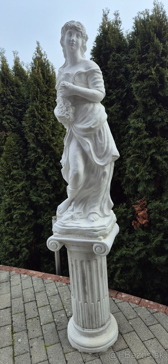 Záhradná socha Grécka bohyňa Flóra - 5