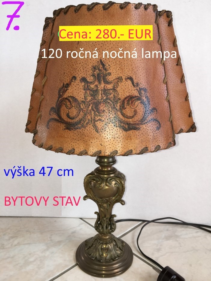Lustre a lampy starožitné 100 - 150 ročné - 5