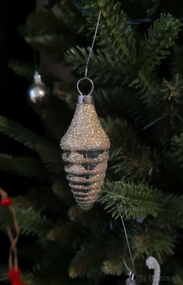 Retro ozdoby na vianočny stromček 11ks - 5