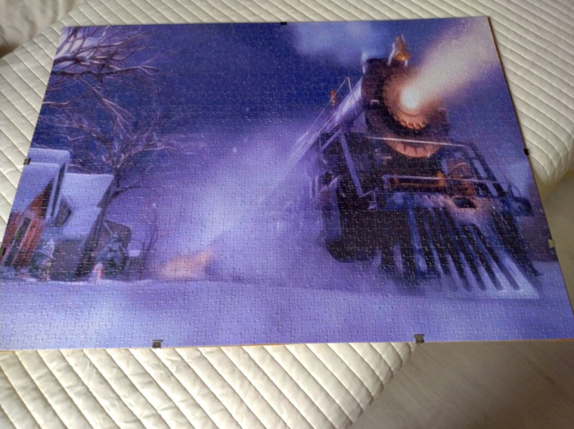 Veľký obraz s vianocnym rozpravkovym motivom Polar expres - 5