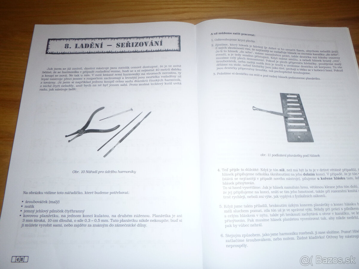 Prípravok na ladenie hlasov - akordeón, heligónka, harmonika - 5