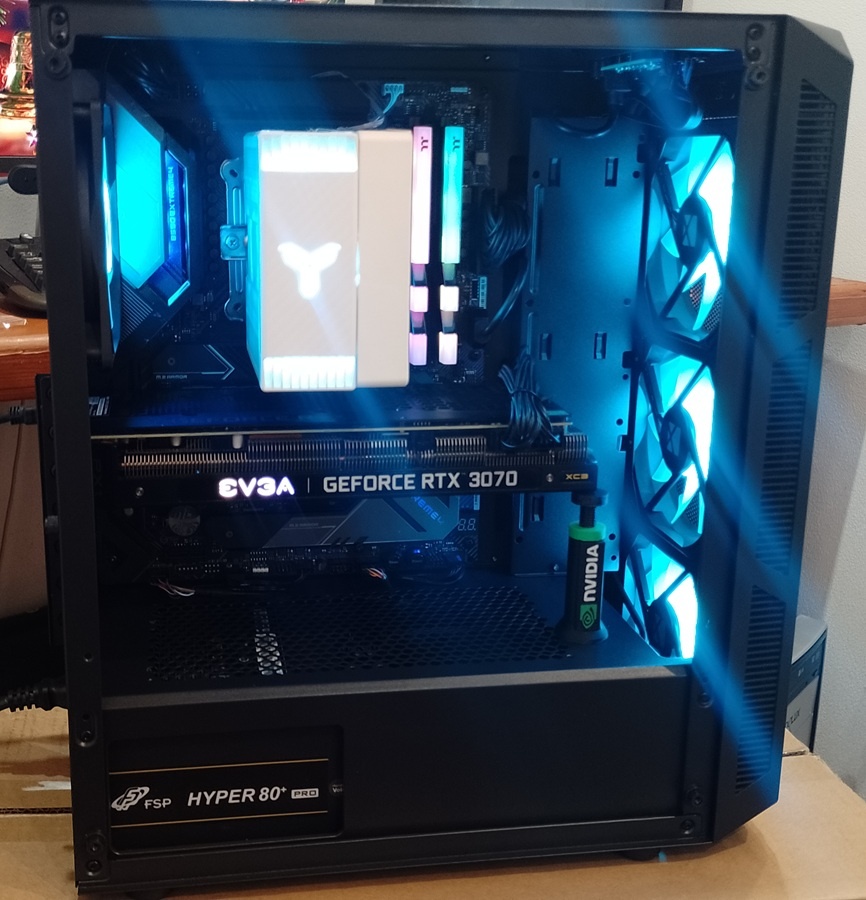 Herný PC – Ryzen 5 + RTX 3070 +NVMe+ Windows 11 Pro - 5