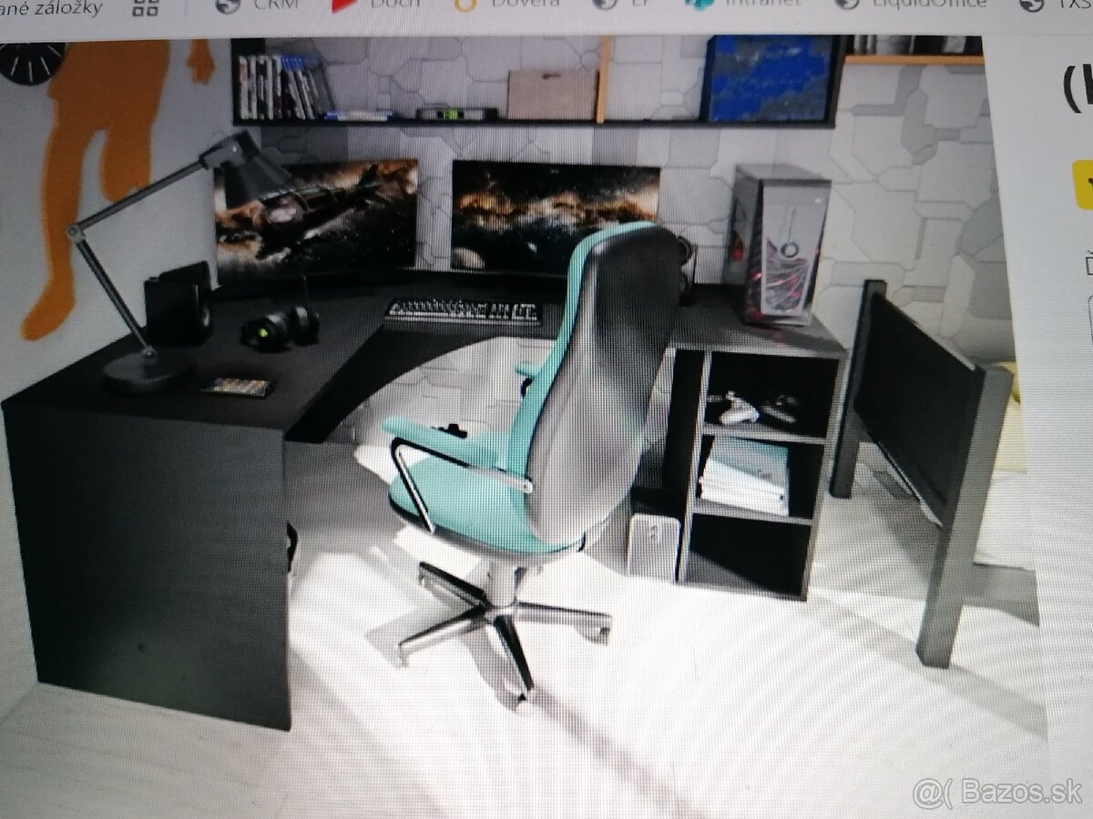 Písací stôl rohový - 5