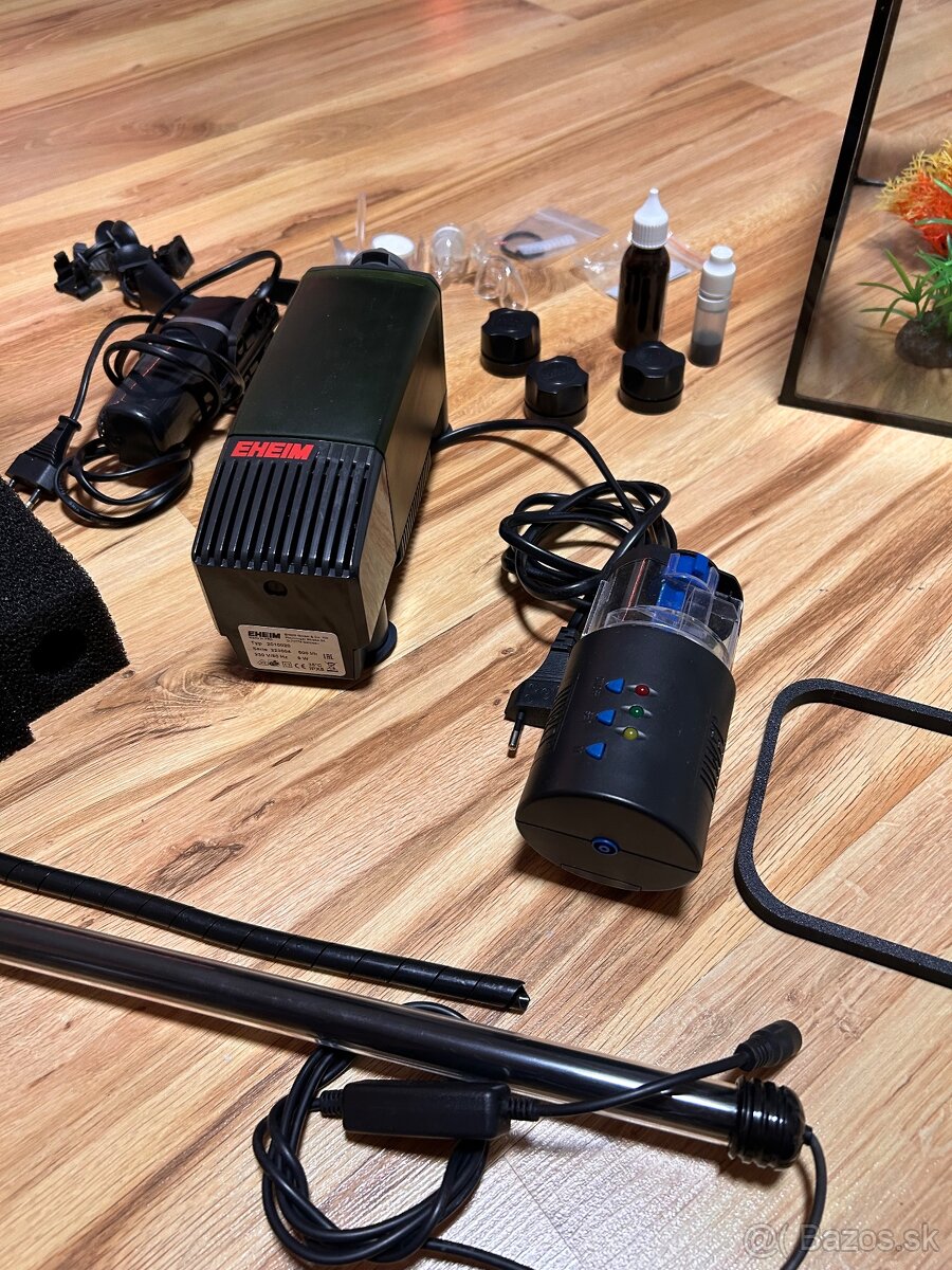 🐠Predám akvárium 60×30×30 cm (54 L) spolu s príslušenstvom - 5