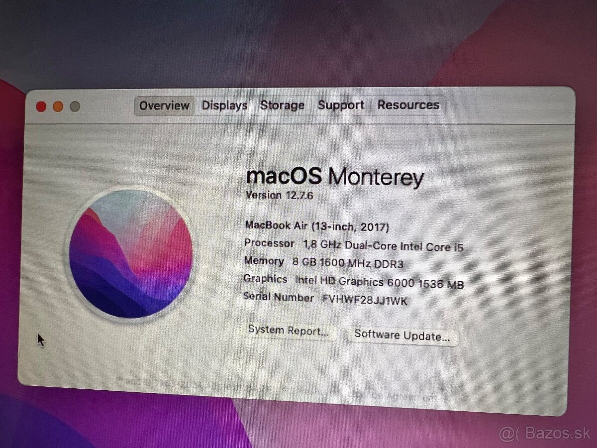 Apple Macbook Air 2017 - 5