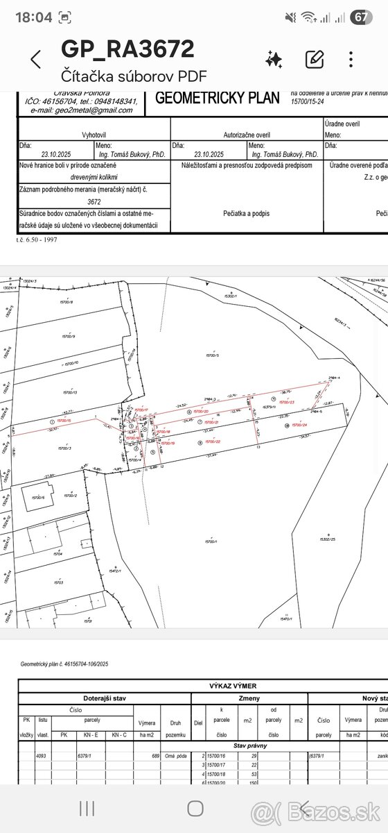 Predám rovinaté pozemky v Rabči ul.Gruňanská - 5