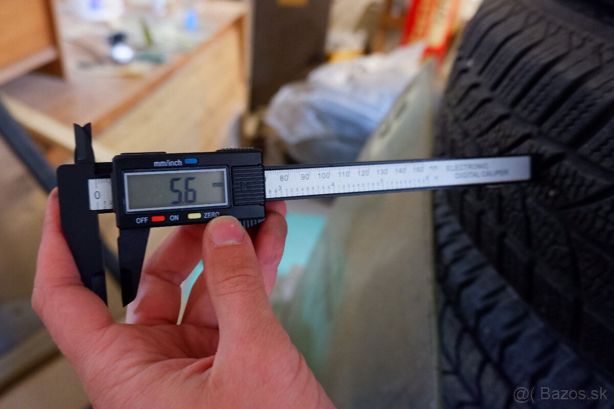 13" Hlinikové disky 4x100 so zimnými pneu - 5