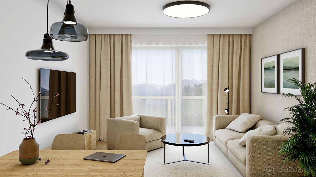 02.C - 2-izb. apartmán, 98,18 m2, DONOVALY, priamo na zjazd - 5