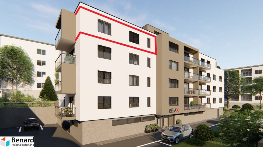 BD - RELAX; 2 IZBOVÝ BYT; 4.NP; 61,34m2; - 5